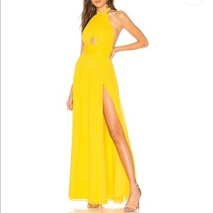 Lovers and Friends Hazel Gown Yellow XS